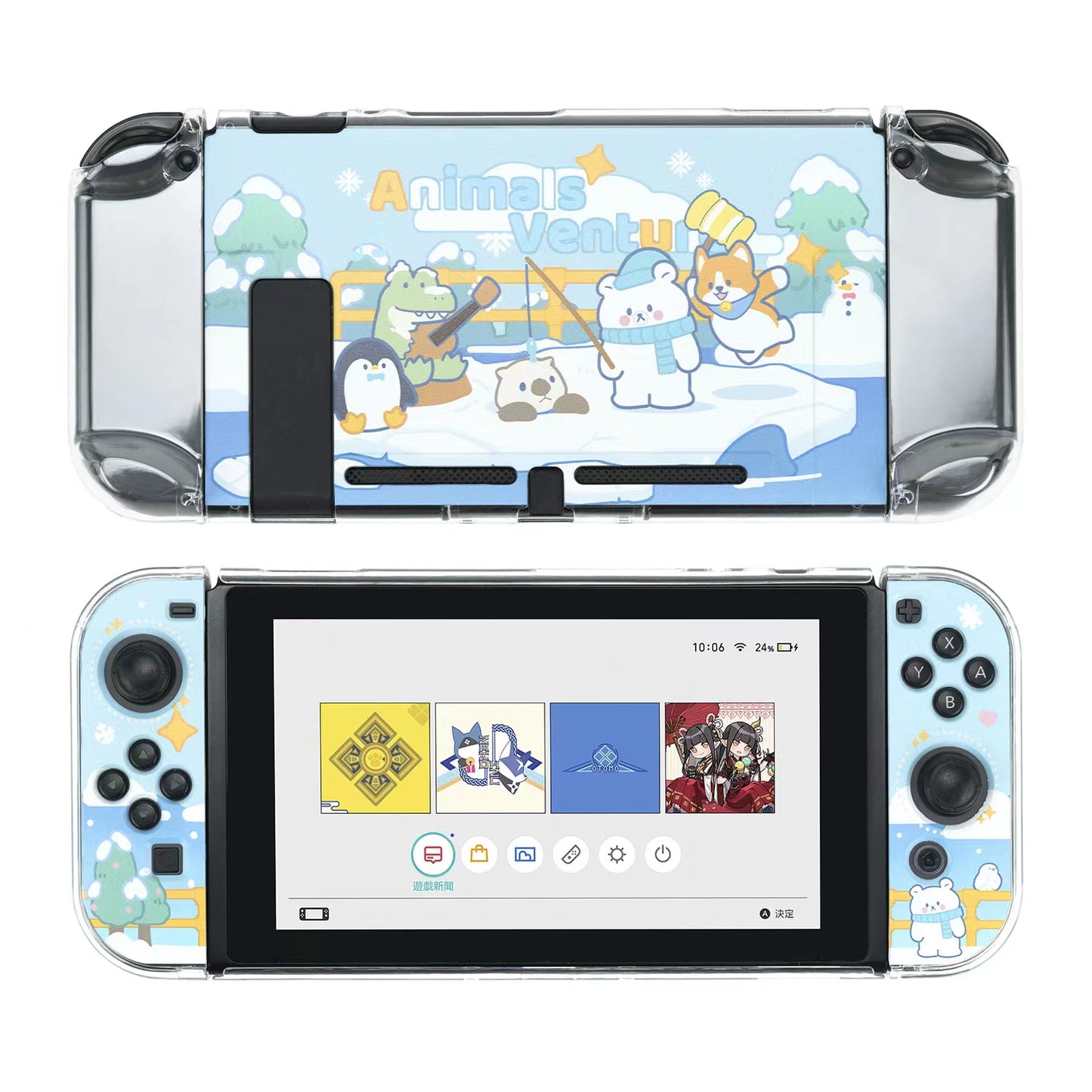 BlingKiyo Polar Adventure Nintendo Switch/Oled Case
