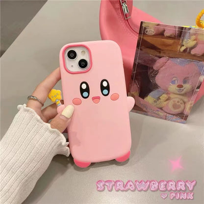 BlingKiyo Pink Kirby Phone Case