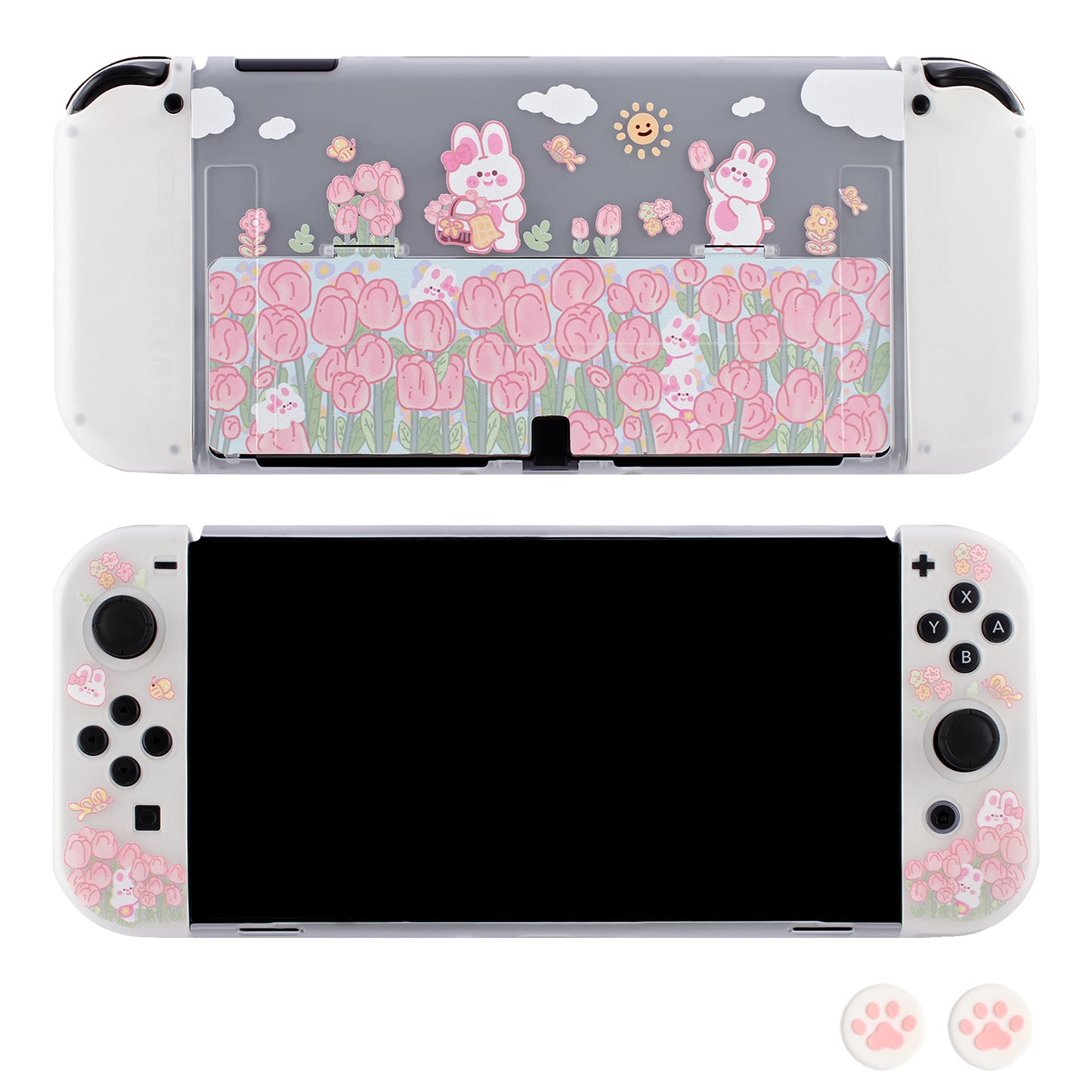 BlingKiyo Flower Bunny Nintendo Switch Oled Case