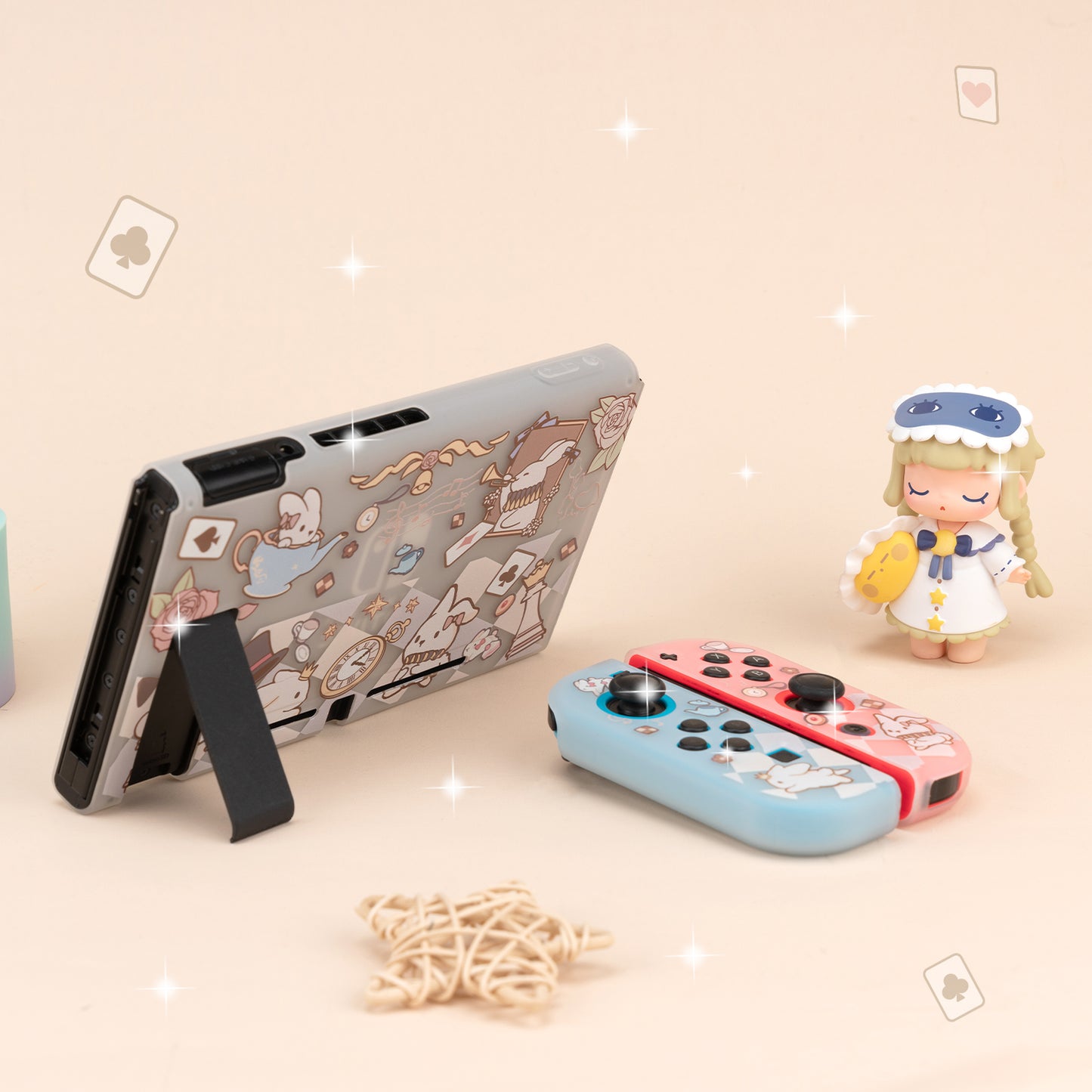 BlingKiyo Alice Bunny Nintendo Switch Oled Protective Case