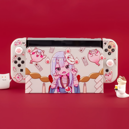 BlingKiyo Ghost Girl Nintendo Switch Oled Protective Case