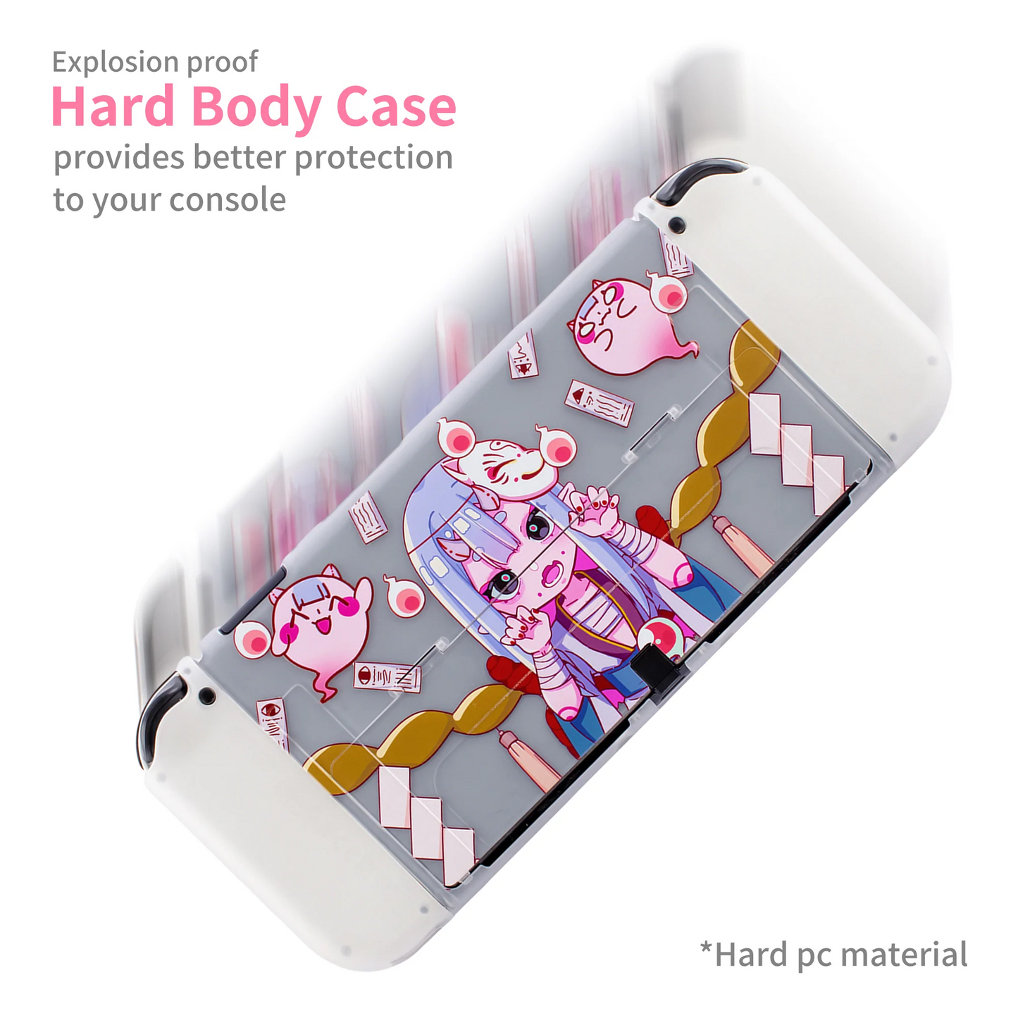 BlingKiyo Ghost Girl Nintendo Switch Oled Protective Case