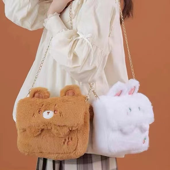 BlingKiyo Bear Bunny Crossbody Bag / Portable Bag