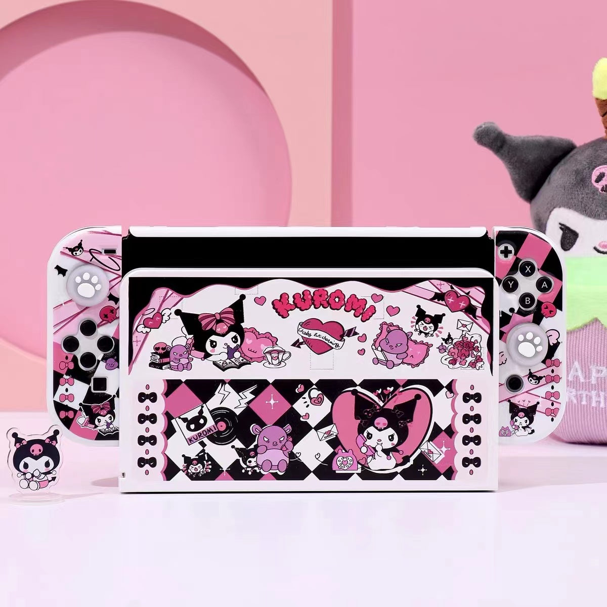 BlingKiyo Kuromi Protective Case for Nintendo Switch/ OLED