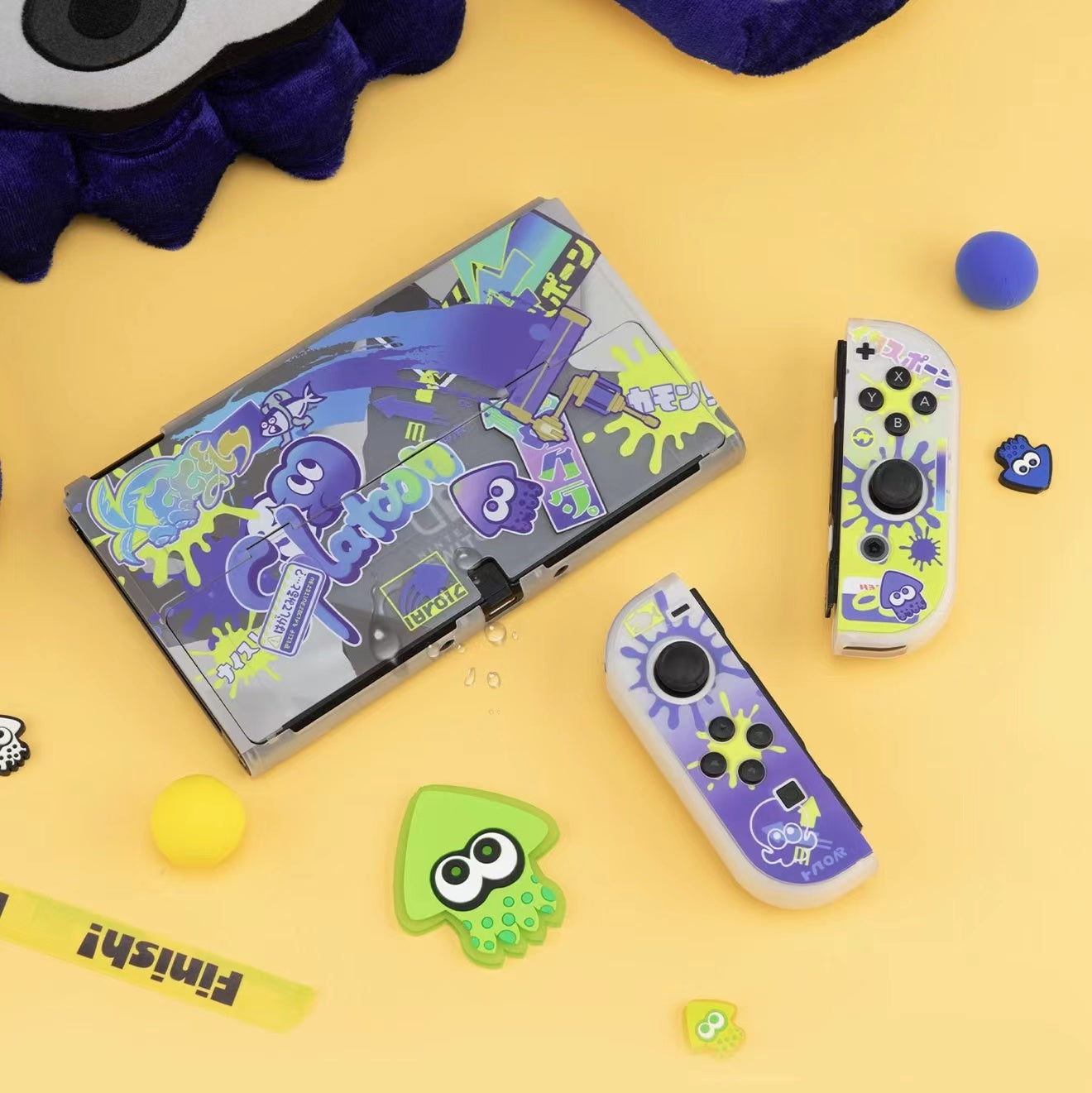 BlingKiyo Splatoon 3 Nintendo Switch OLED Protective Shell