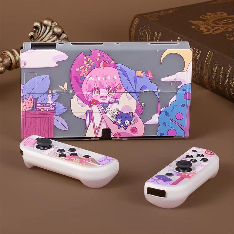 BlingKiyo Witch Girl Nintendo Switch OLED Protective Shell
