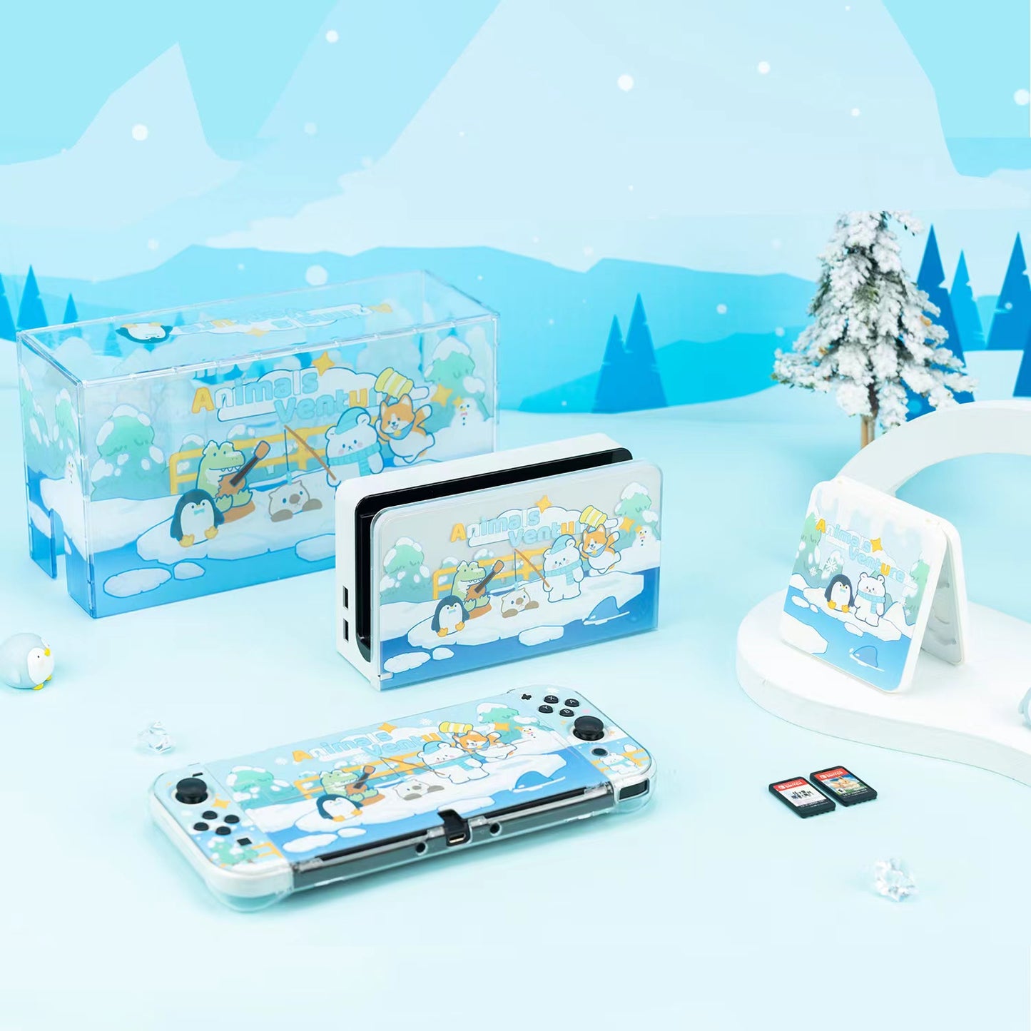 BlingKiyo Polar Adventure Nintendo Switch/Oled Case