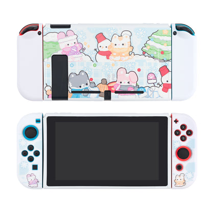 BlingKiyo Snowflake Bunny Nintendo Switch/ OLED Protective Shell