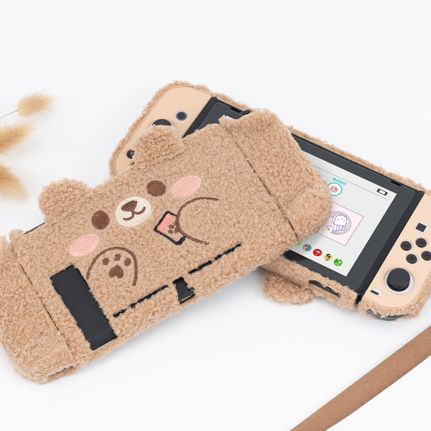 Fluffy Bear/Plush Nintendo Switch Case