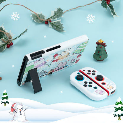 BlingKiyo Snowflake Bunny Nintendo Switch/ OLED Protective Shell