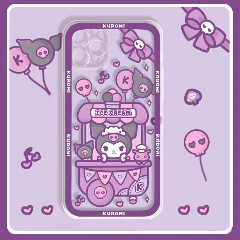BlingKiyo Purple Kuromi Phone Case