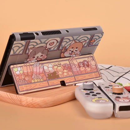 BlingKiyo Cat's Food Protective Case for Switch OLED