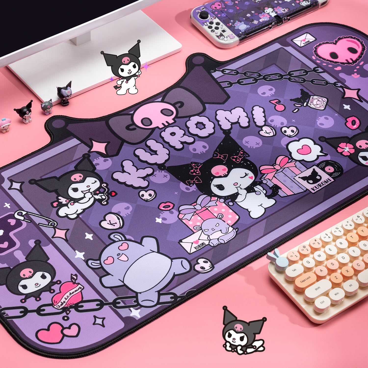 BlingKiyo Kuromi Large Mouse Pad / Desk Mat