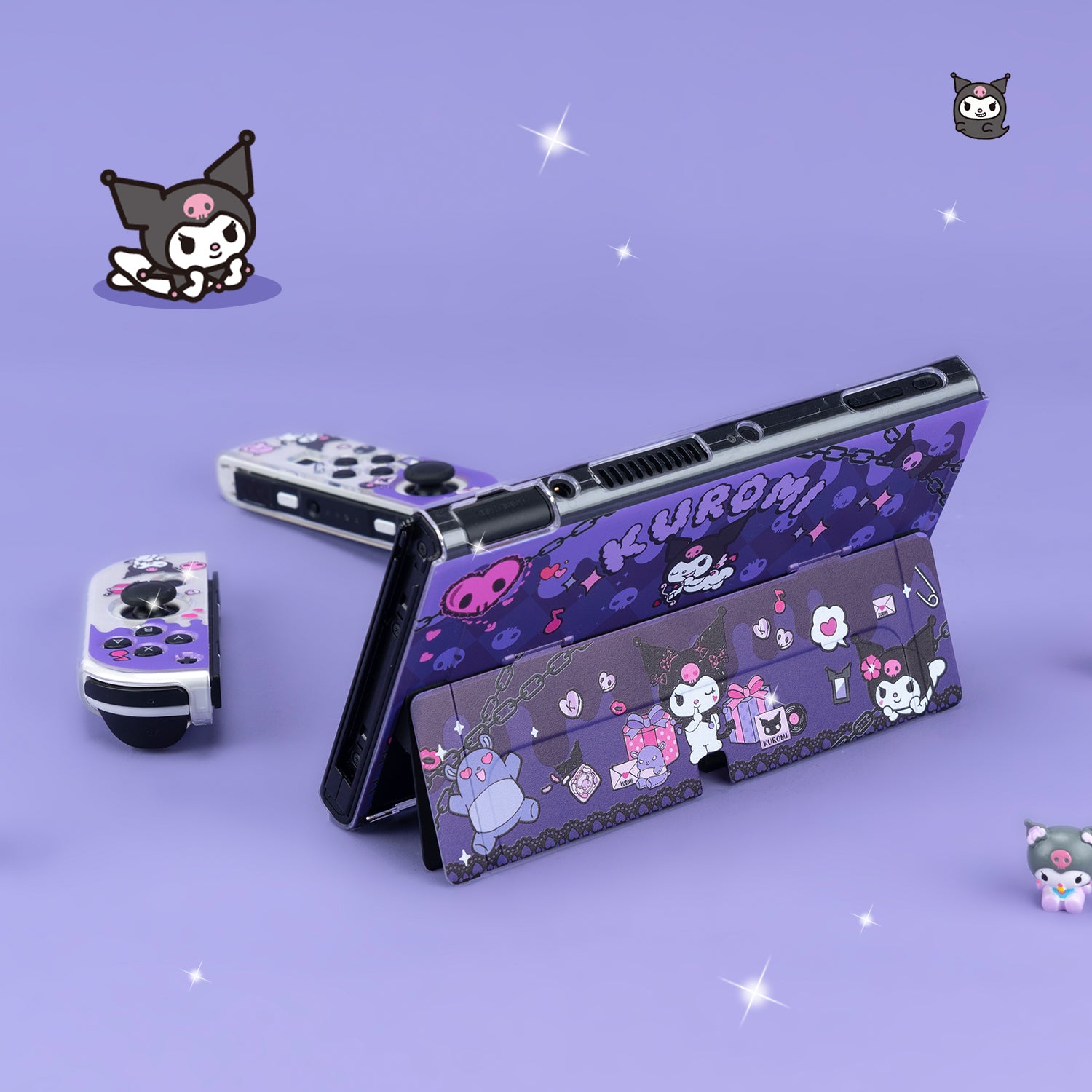 BlingKiyo Wink Kuromi Case for Nintendo Switch/ OLED