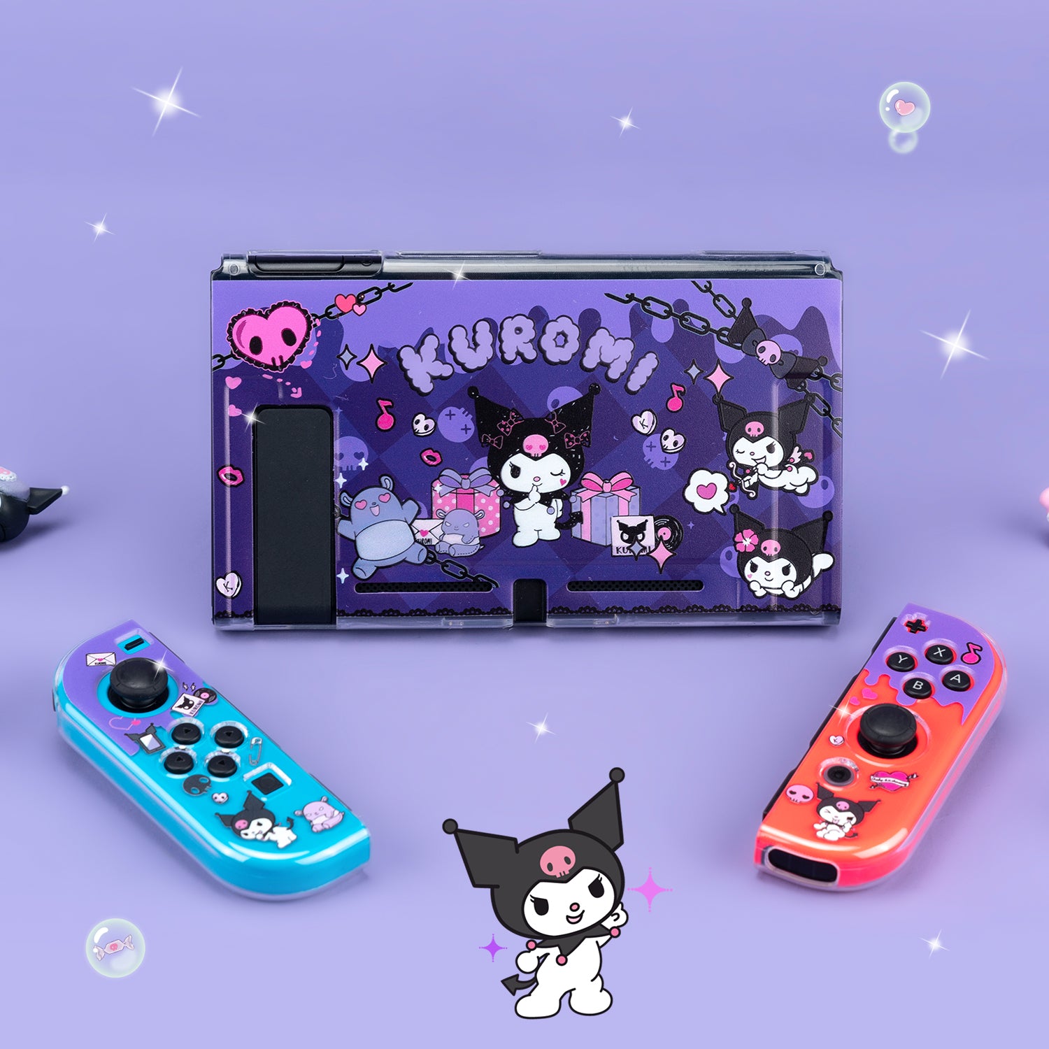 BlingKiyo Wink Kuromi Case for Nintendo Switch/ OLED