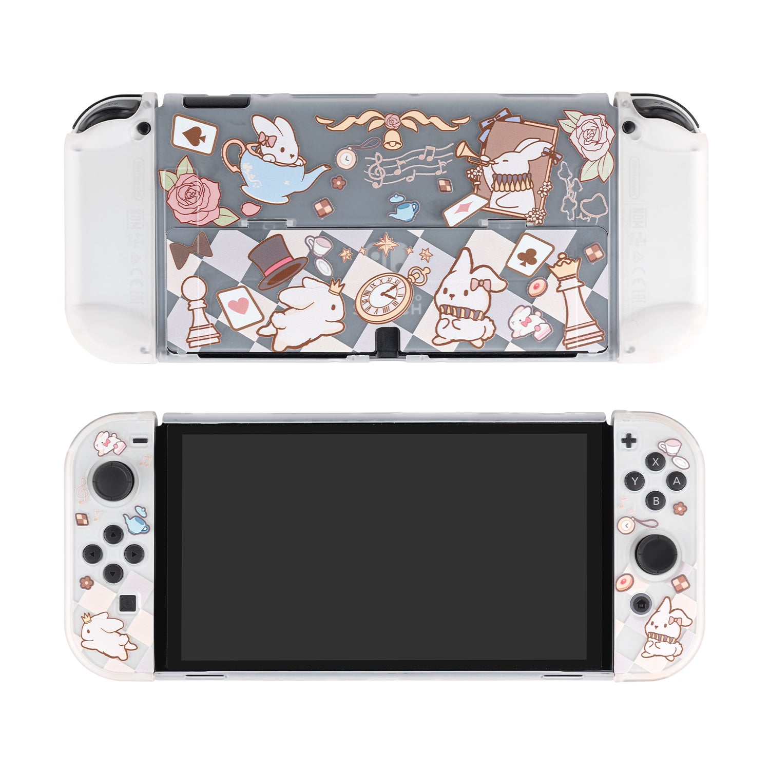 White protective case for Nintendo Switch and Nintendo Switch OLED